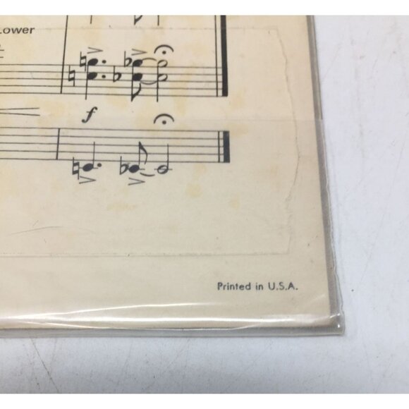 Vintage 1973 "Tie a Yellow Ribbon Round the Ole Oak Tree" Sheet Music - Picture 6 of 6